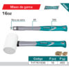Mazo de goma 45% goma natural, tipo suave Mango fibra vidrio 16onz/450g. - Image 3