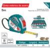 Cinta Metrica Y Pulgada 5 Mts X 25 Mm. Alta Calidad. - Image 4